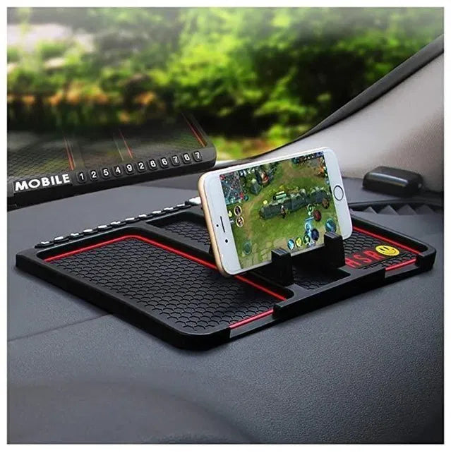 Universal Car Dashboard Mobile Holder | Anti-Slip Silicone Phone Mount | MoolCart