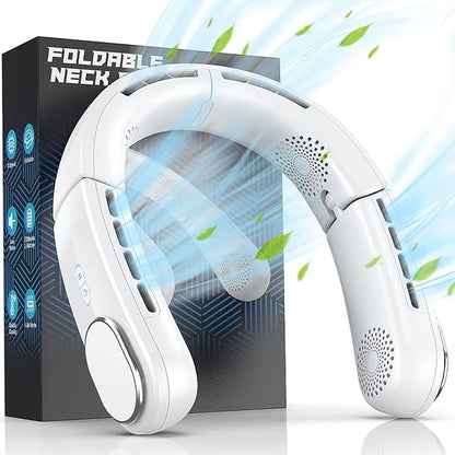 Hands-Free Portable Neck Fan – USB Rechargeable Personal Cooling Fan